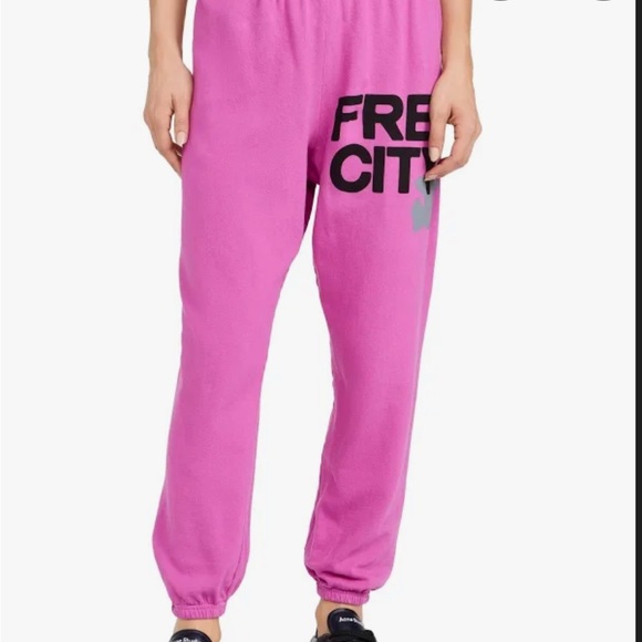 freecity Pants - Free City Pink Sweatpants